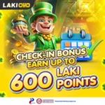 Daily Check-In Bonus – Earn Up to 600 Laki Points Weekly!
