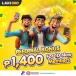 LakiWin Referral Bonus – Earn Up to ₱300+ by Inviting Friends!